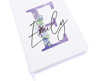 Personalised name and initial notebook Gift