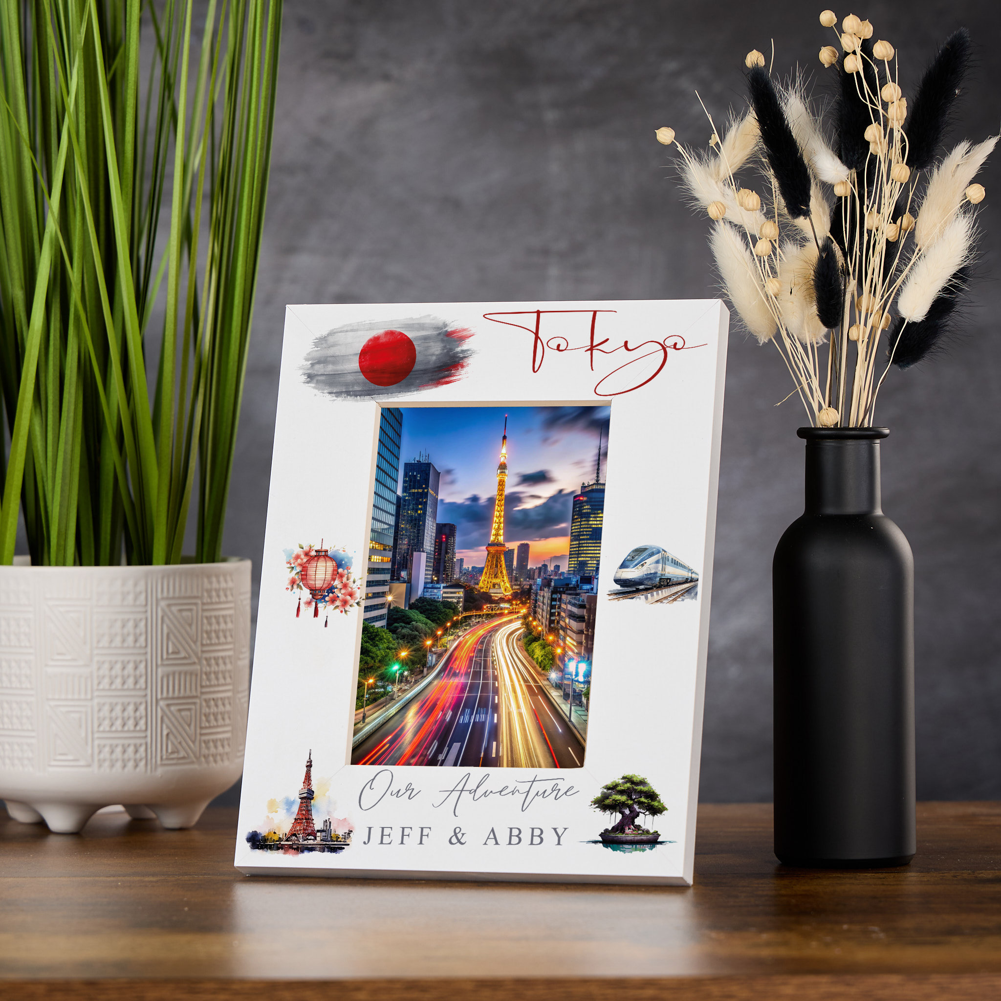 Personalised Tokyo Japan Holidays Adventure Memory Photo Frame - Etsy