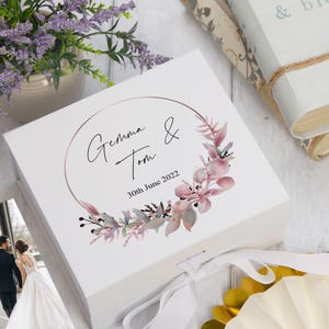 Personalised Keepsake Box Wedding Memory box Gift Medium