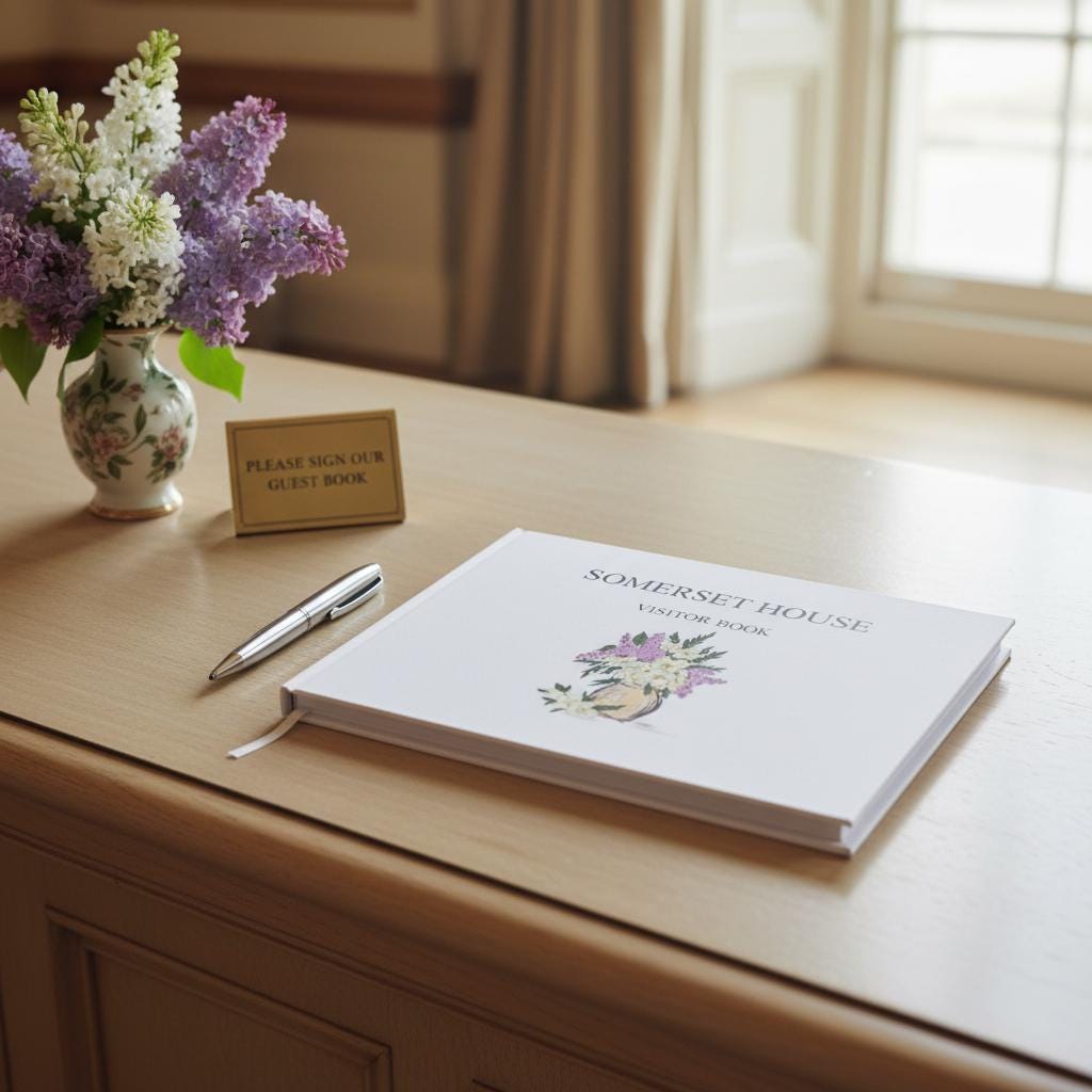 Visitor Book Business Hotel Guest Book, Event Sign-in Book, Hospitality