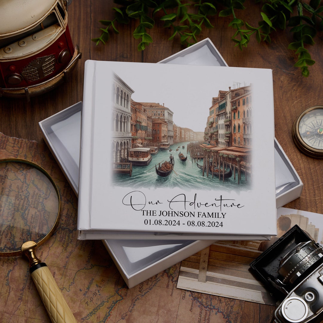 Personalised Venice Holiday Memory Adventure Photo Albums - Etsy