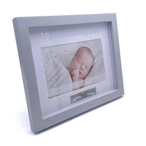 Personalised My Christening Day Photo Keepsake Frame Gift