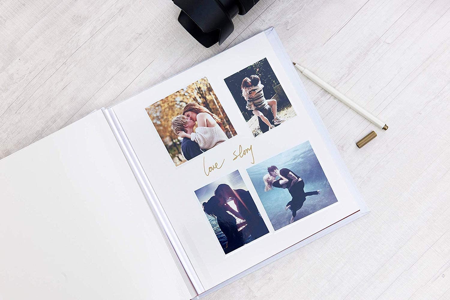 Personalised White Scrapbook A5 A4 Best Memories, Photo Album