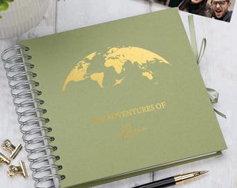 Personalised Adventures Holiday Love Multiple Colour Scrapbook Photo Album