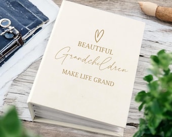 Beautiful Grandchildren Memories Photo Album With Sleeves 100 x 6x4 Capacity