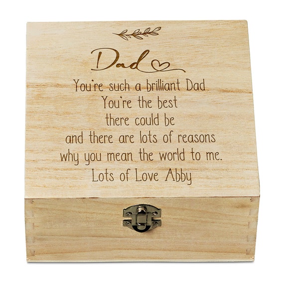 Dad keepsake box hot sale