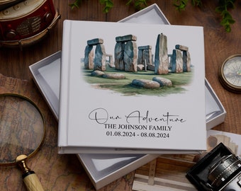Personalised England London Holiday Memory Adventure Photo Albums