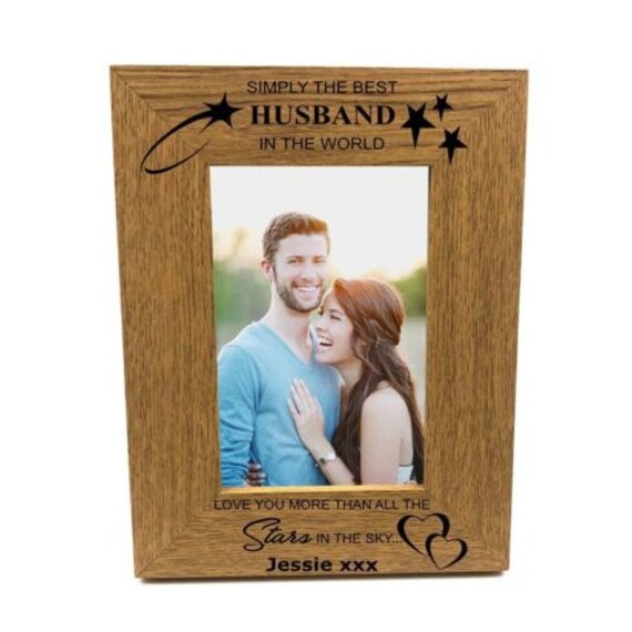 world best husband photo frame
