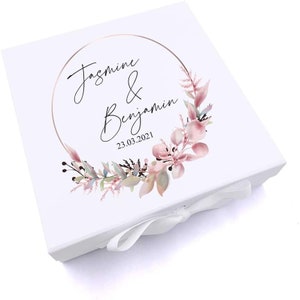 Personalised Keepsake Box Wedding Memory box Gift