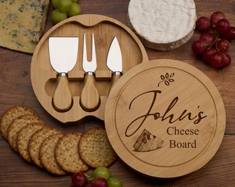 Personalised Any Name Sentiment Cheeseboard Gift Engraved
