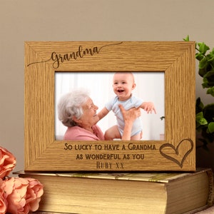 Personalised Grandma As Wonderful As You Photo Frame gift