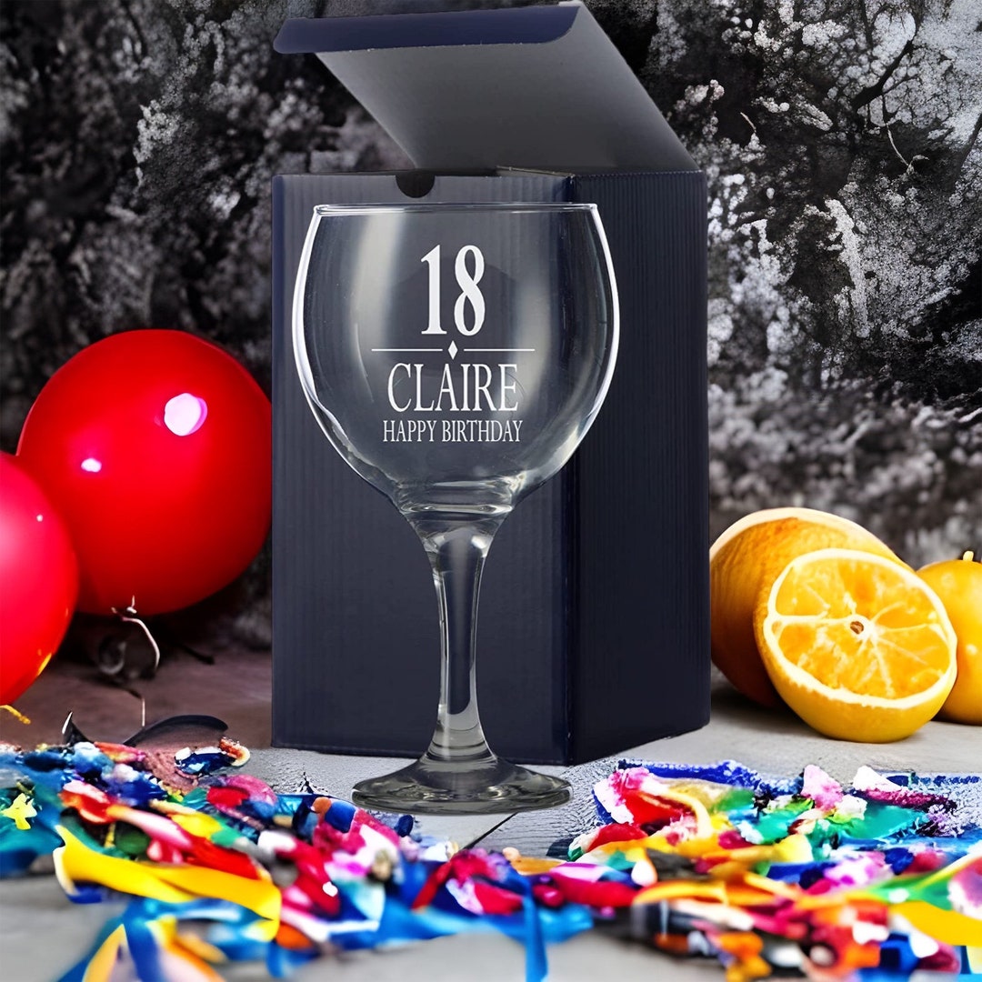Personalised Birthday Cocktail Gin Glass Gift 18th 21st 30th 40th personalised-birthday-cocktail-gin-glass-gift-18th-21st-30th-40th