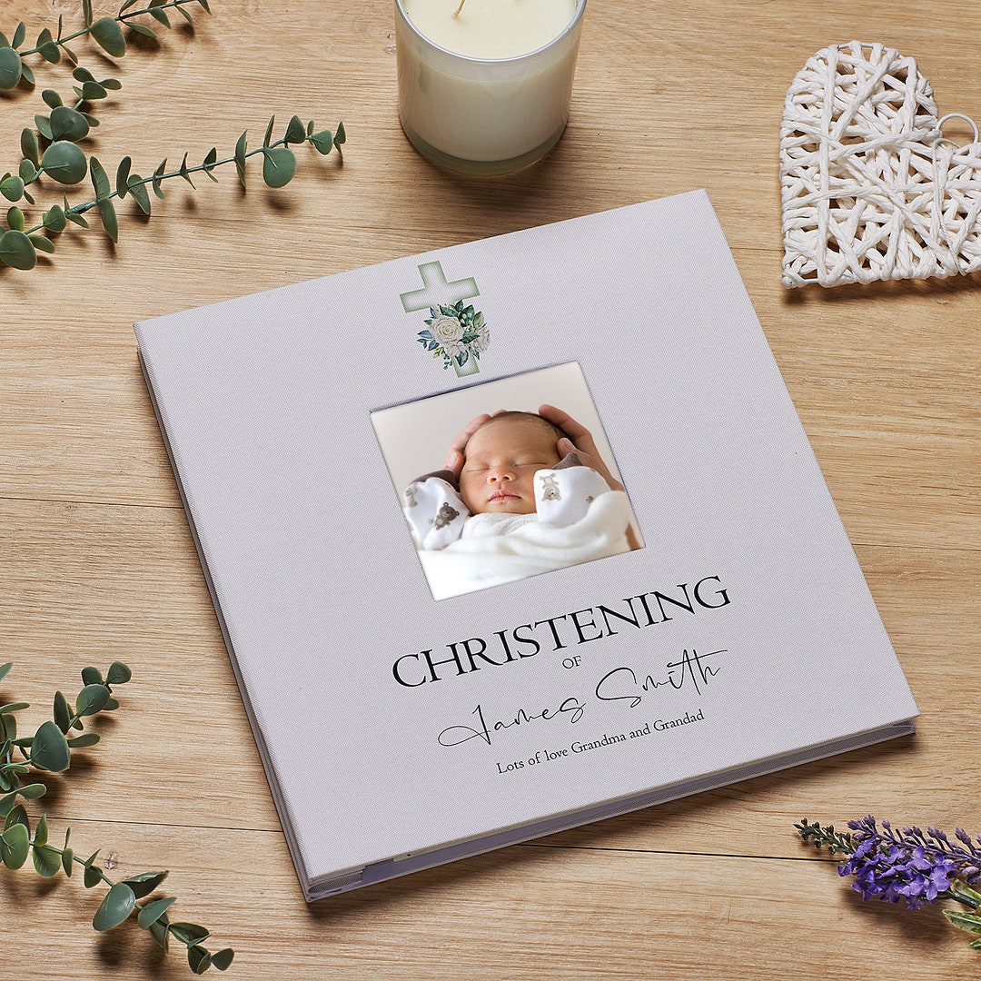Photo Album Grandparents Baptism Photo Album Keepsake Book For