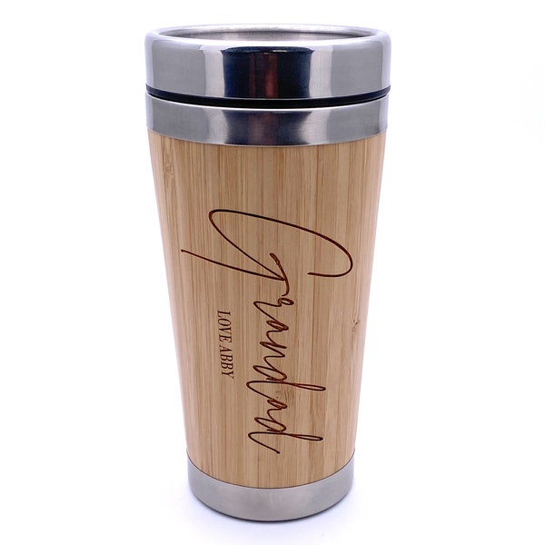 Bamboo Travel Mug Etsy