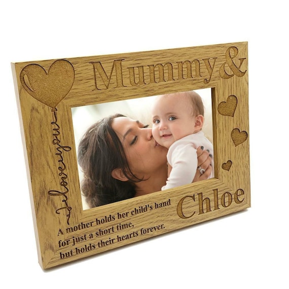 mummy and son photo frame