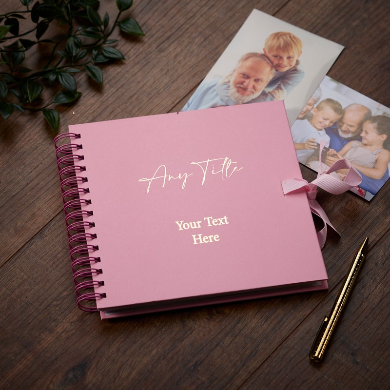 Pink Scrapbook - Etsy