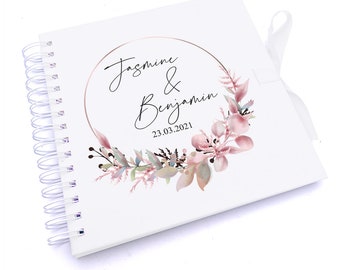 Personalised Wedding Guest Book, Scrapbook, Photo album