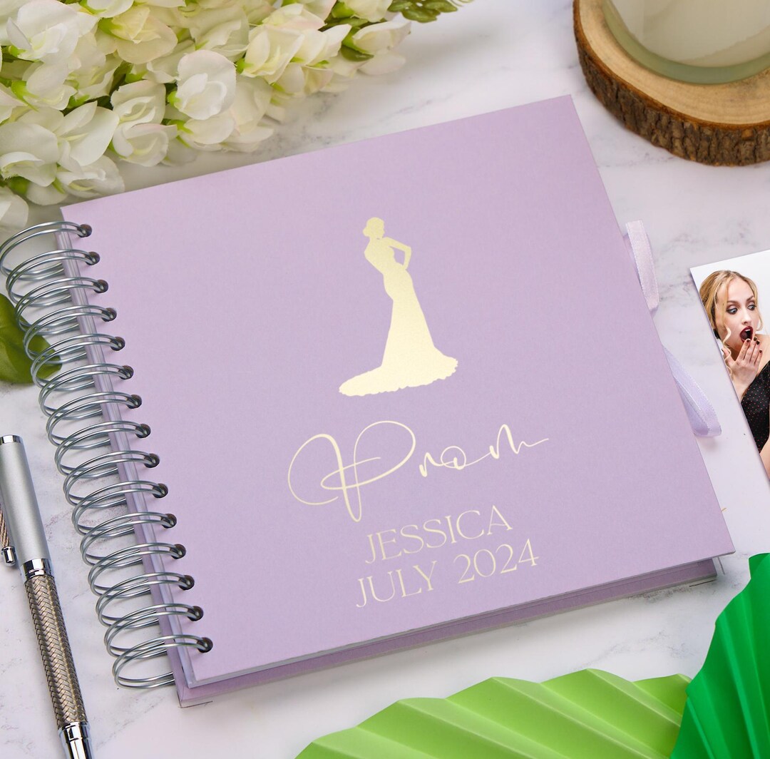 Personalised Girl's Prom Book, Custom Scrapbook Keepsake Photo Album ...