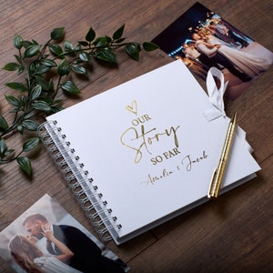 Personalised Our Story of Love Couples Book, Mini Keepsake