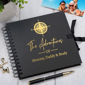 Personalised Multiple Colour Scrapbook Adventures Holiday Photo Album