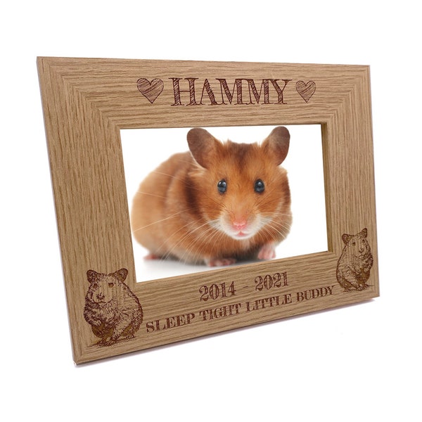personalised hamster Remembrance Memorial Photo Frame gift