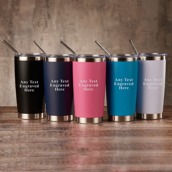 UNSPILLABLE Personalised Travel Mug | BPA-Free | Engraved | Customised  Thermal Gift | Reusable Coffee Tumbler Cup - Flask