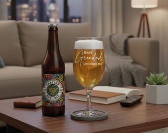 Personalised Grandad Craft Beer Glass Gift For Any Occasion