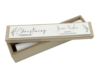 Christening Certificate Holder Christening Certificate Holder