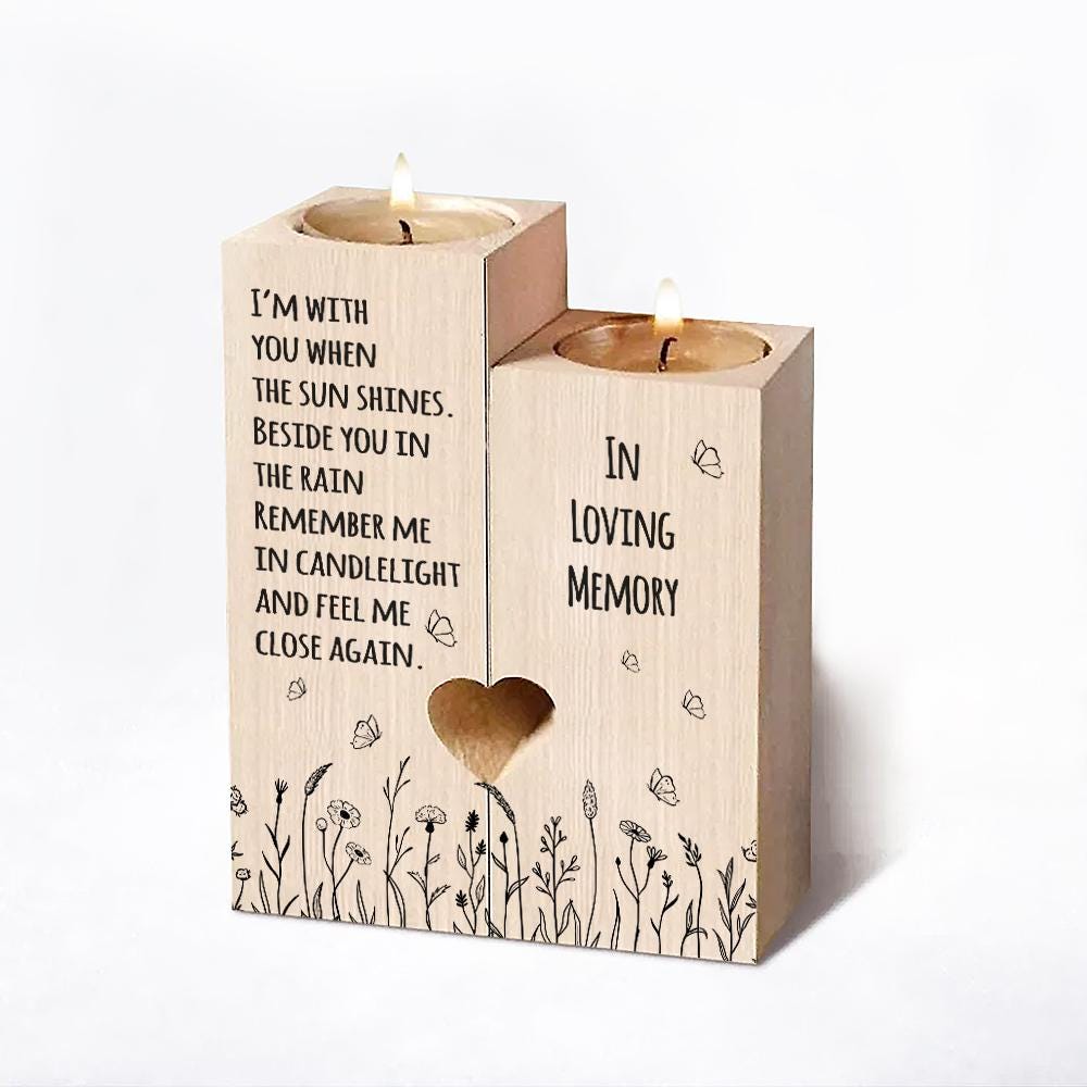Personalised Sympathy Gift Memorial Gift Remembrance Gifts, Candle