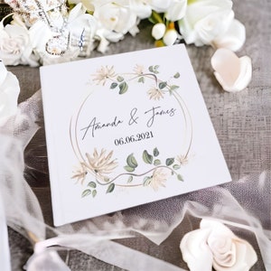 Personalised Wedding Photo album with any name and date