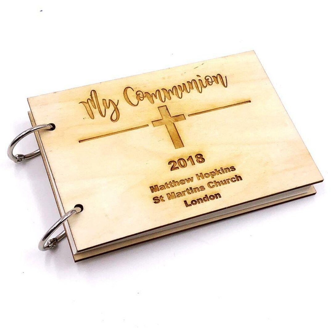 Personalised My Communion Guest Book Photo Album Scrap Book - Etsy