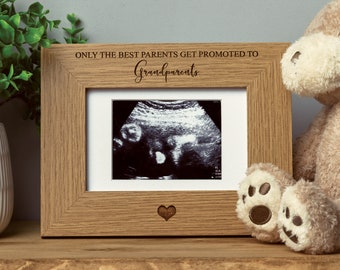 The best parents get promoted to Grandparents Baby Scan Frame