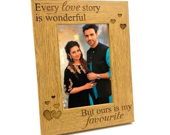 Every Love Story Is Beautiful But Ours Is My Favourite Photo Frame Gift