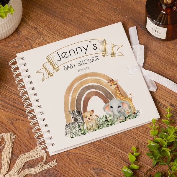 Baby Shower Guest Book Etsy