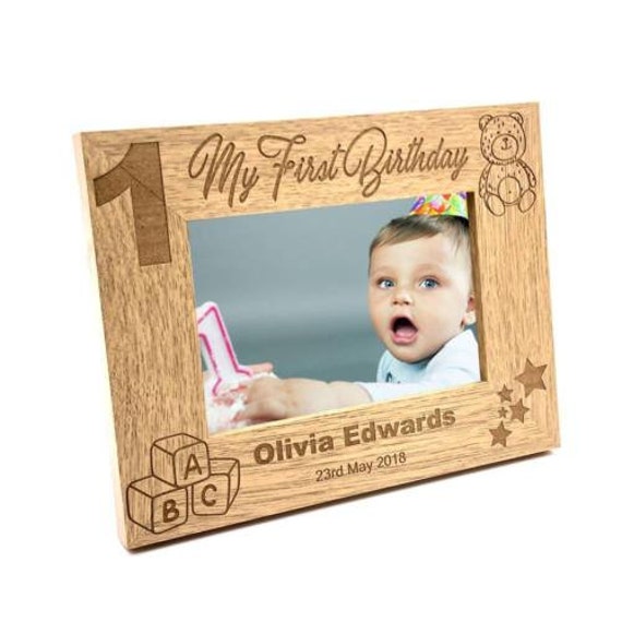 my first birthday photo frame