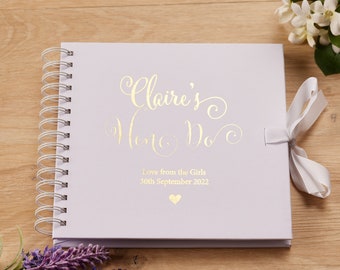 Personalised Elegant Hen Do Guest Book Scrapbook or Photo Album