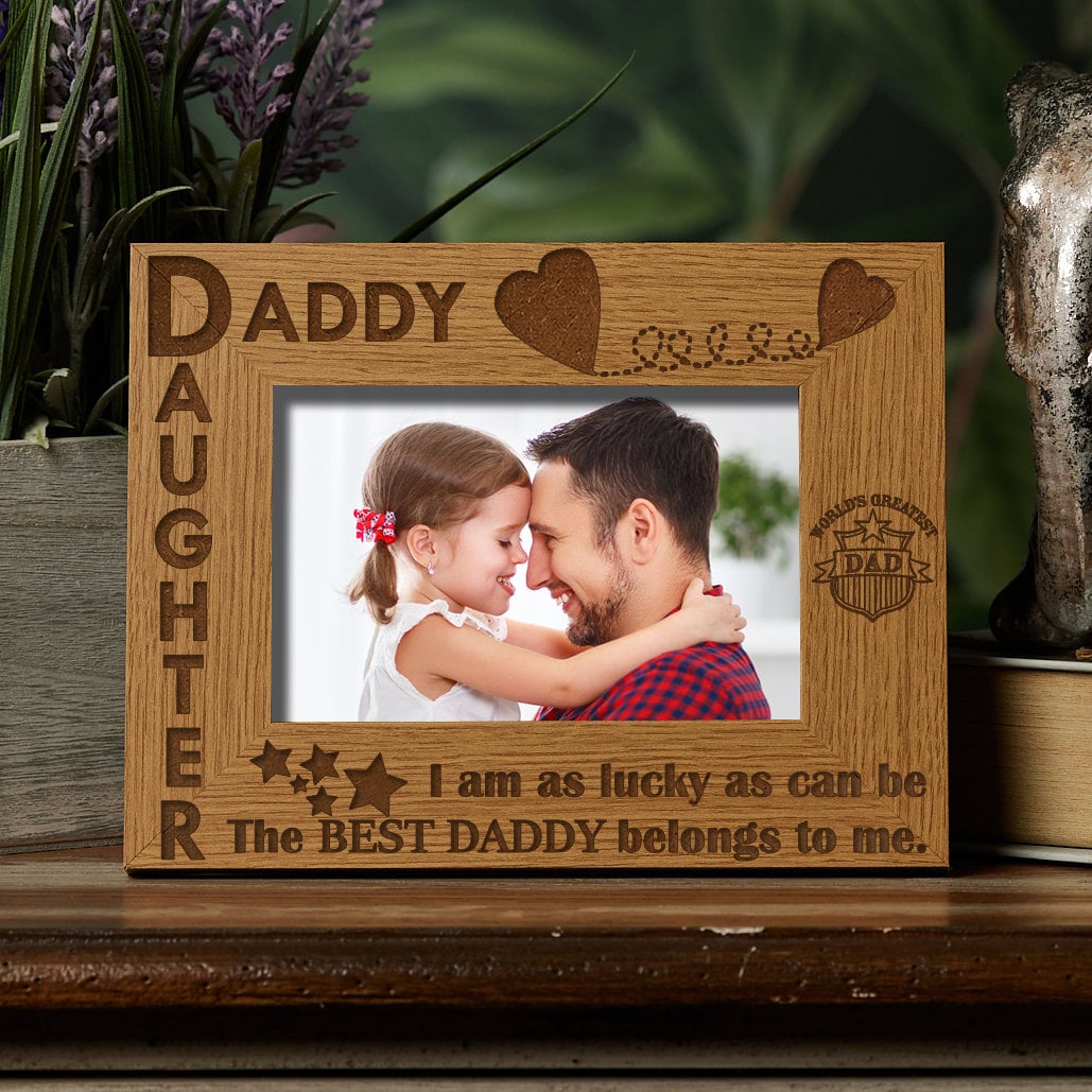 Worlds Best Daddy Personalized Photo Plaque