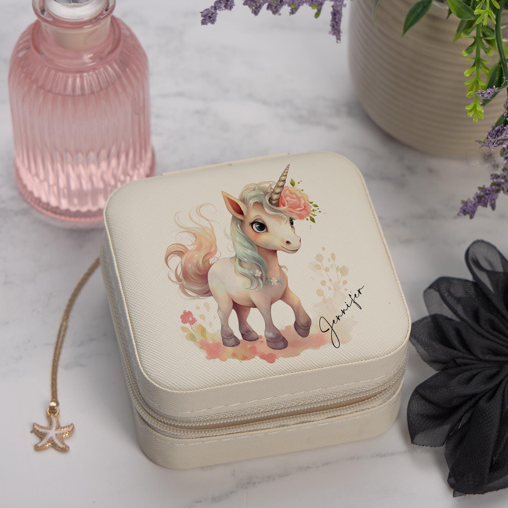 Unicorn jewelry box - Etsy 日本