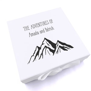 Personalised Adventures of Travel Keepsake Memory Box Gift