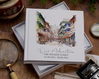Personalised Singapore Holiday Memory Adventure Photo Albums