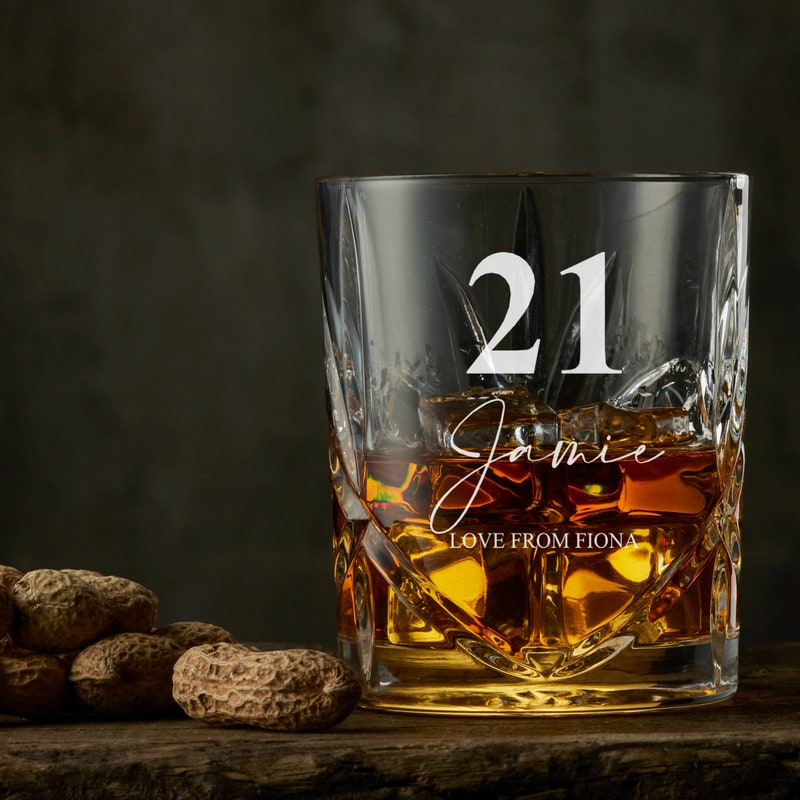 Whiskey Glass for 21st - Etsy UK