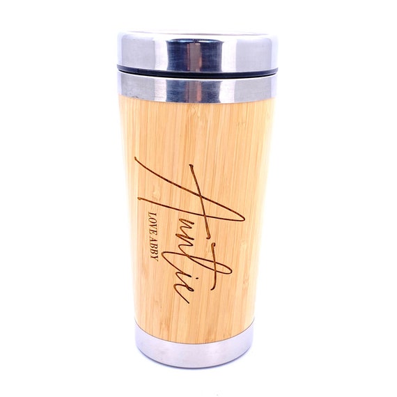  Abbey Gift Travel Mug - Insulated Coffee Thermos with