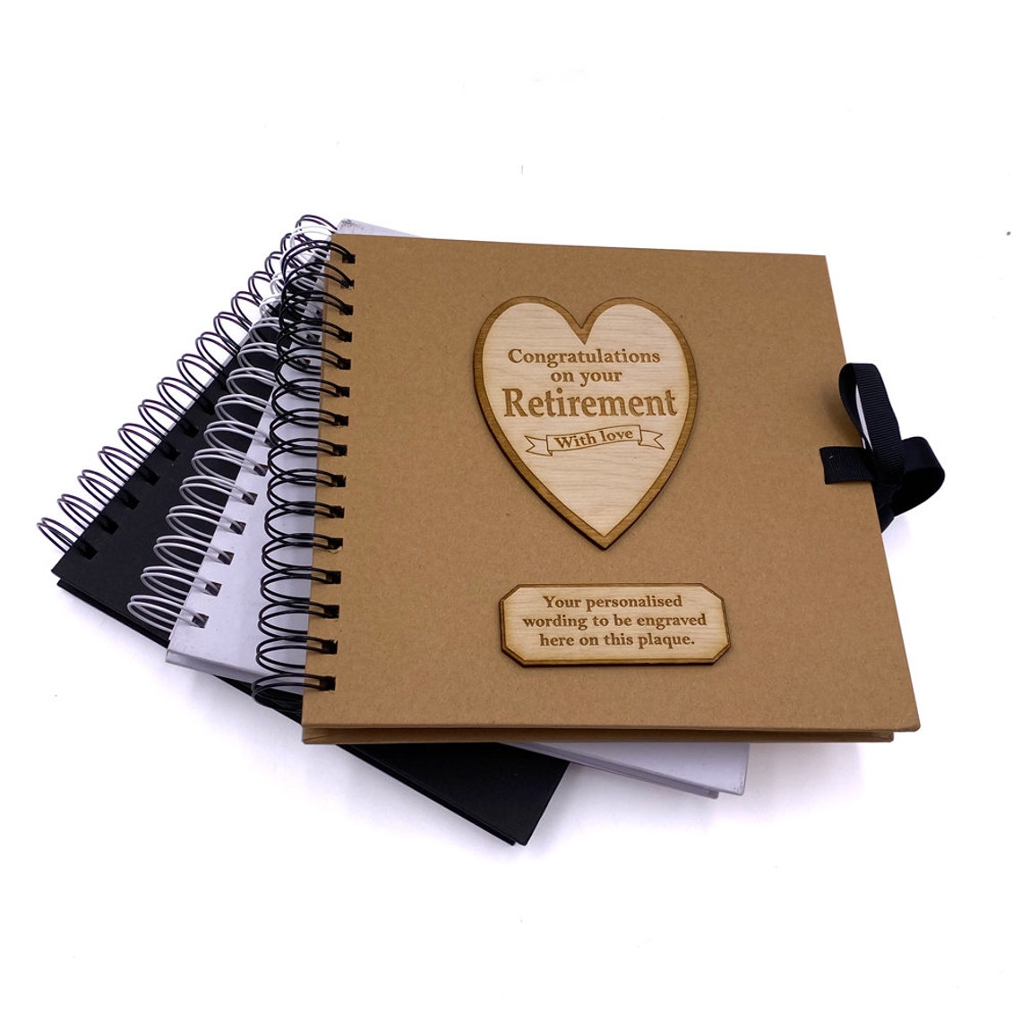 Personalised Retirement Scrapbook Photo Album Guest Book Etsy UK