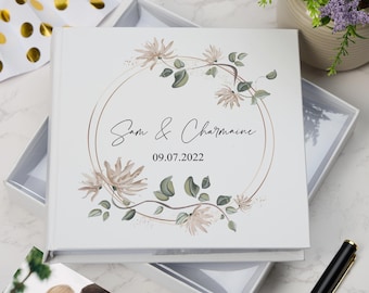 Personalised Wedding Photo album with any name and date
