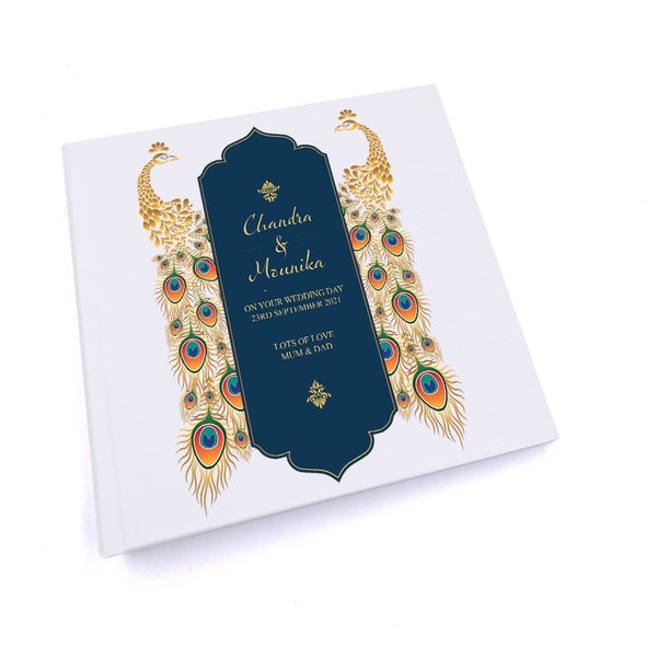 Personalised Indian Themed Wedding Photo Album