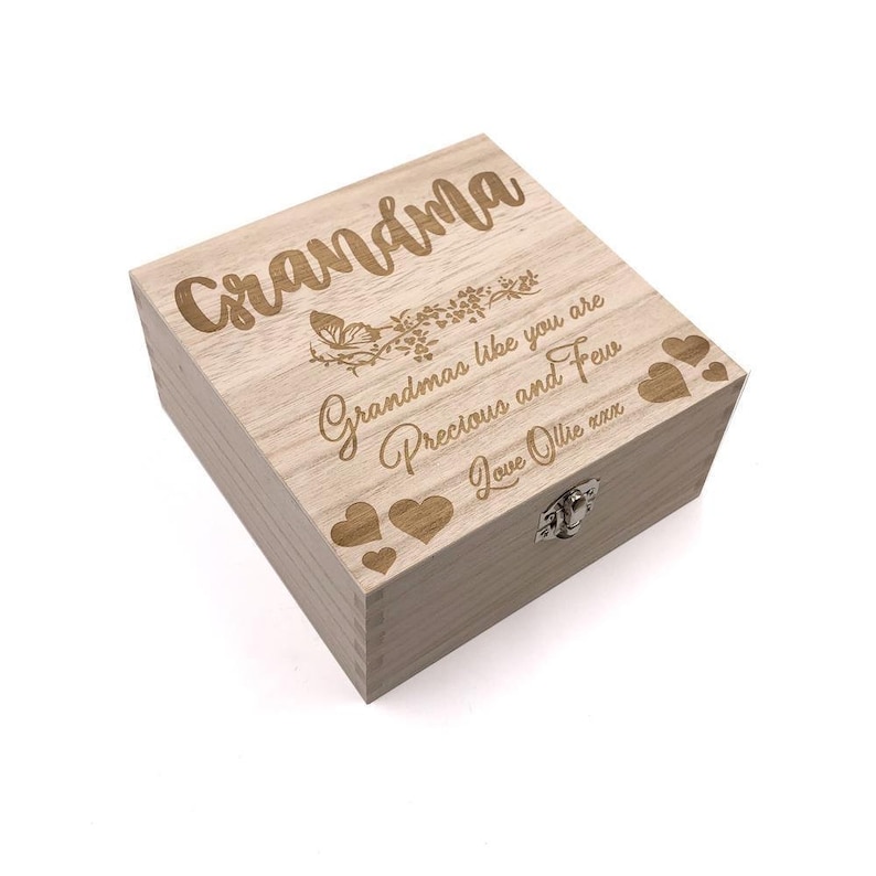 ukgiftstoreonline Personalised Wedding Day Large Crystal Keepsake Box Gift