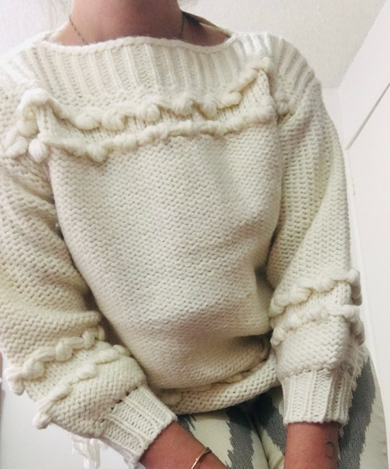 anthropologie | cream | jumper