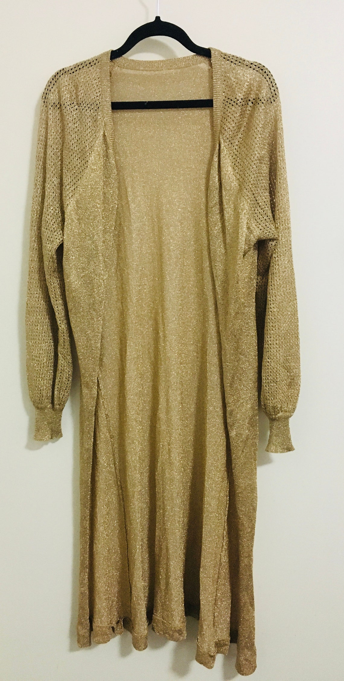 Gold glitter duster Etsy