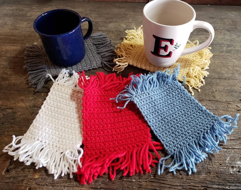 Crochet Mug Rug image 9