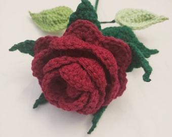 Roses Crochet Pattern 3in1 Close Rose Half Open Rose Open Rose Bouquet ...